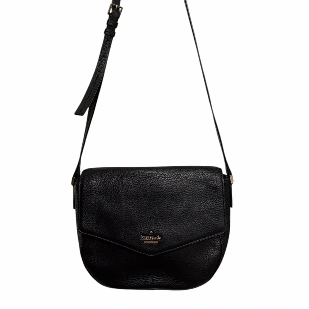 kate spade Black Leather Crossbody Bag - Picture 1 of 6